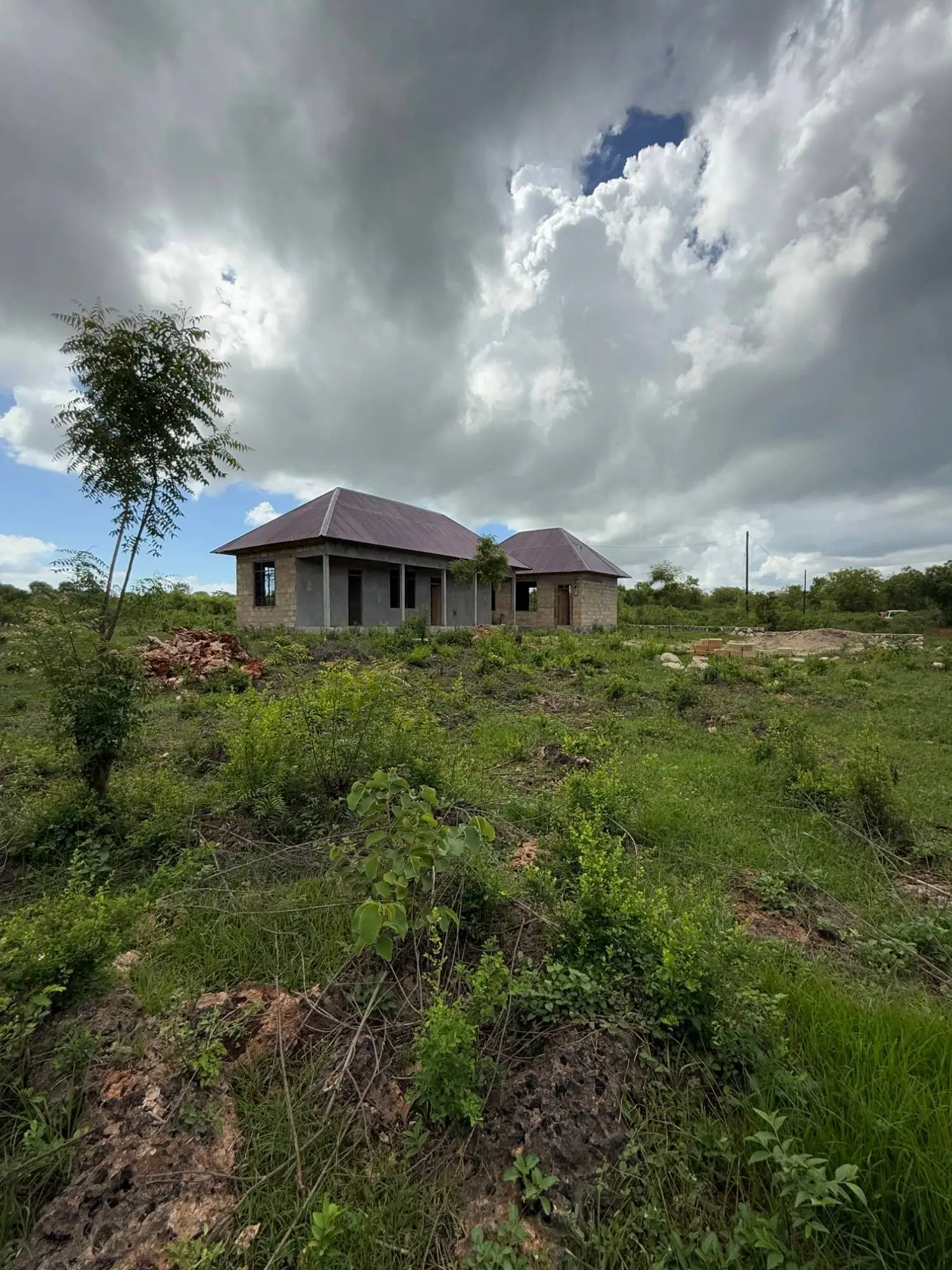 The first roofs, Construction